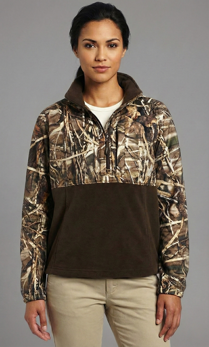 Unisex Camo Quarter-Zip