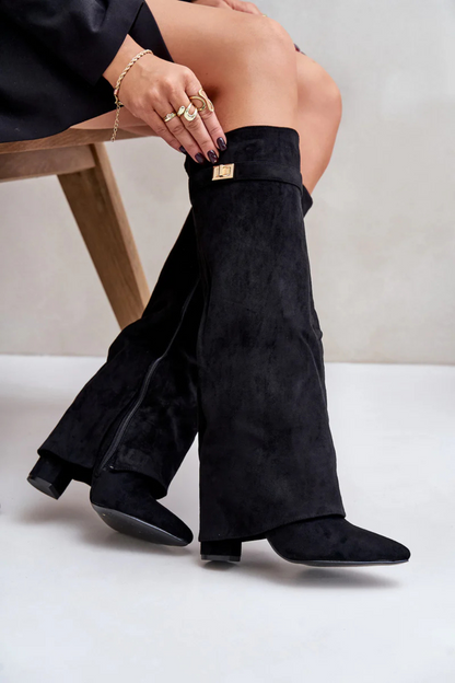 BLOOMORA® Suede Shark Boots