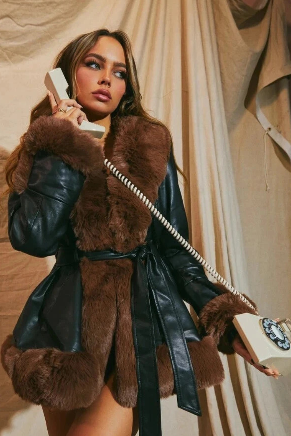 BLOOMORA® Fur Coat
