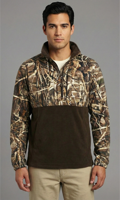 Unisex Camo Quarter-Zip